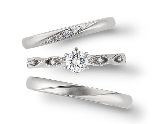ハローキティの結婚指輪・婚約指輪 | HellokittyｘMayfair